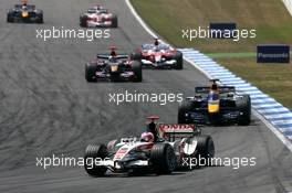 30.07.2006 Hockenheim, Germany,  Rubens Barrichello (BRA), Honda Racing F1 Team RA106 - Formula 1 World Championship, Rd 12, German Grand Prix, Sunday Race