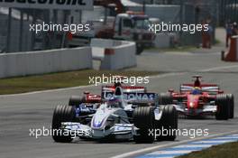 30.07.2006 Hockenheim, Germany,  Jacques Villeneuve (CDN), BMW Sauber F1 Team, F1.06 - Formula 1 World Championship, Rd 12, German Grand Prix, Sunday Race