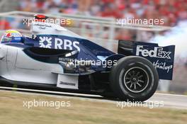 30.07.2006 Hockenheim, Germany,  Mark Webber (AUS), Williams F1 Team, FW28 Cosworth, Retired - Formula 1 World Championship, Rd 12, German Grand Prix, Sunday Race