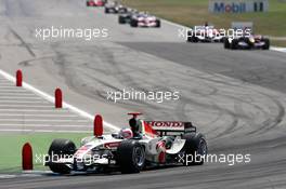 30.07.2006 Hockenheim, Germany,  Rubens Barrichello (BRA), Honda Racing F1 Team, RA106  - Formula 1 World Championship, Rd 12, German Grand Prix, Sunday Race