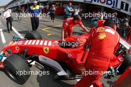 29.07.2006 Hockenheim, Germany,  Michael Schumacher (GER), Scuderia Ferrari - Formula 1 World Championship, Rd 12, German Grand Prix, Saturday Practice