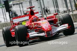 29.07.2006 Hockenheim, Germany,  Michael Schumacher (GER), Scuderia Ferrari, 248 F1 - Formula 1 World Championship, Rd 12, German Grand Prix, Saturday Practice