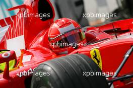 29.07.2006 Hockenheim, Germany,  Michael Schumacher (GER), Scuderia Ferrari, 248 F1 - Formula 1 World Championship, Rd 12, German Grand Prix, Saturday Practice