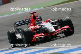 29.07.2006 Hockenheim, Germany,  Tiago Monteiro (POR), Midland MF1 Racing, Toyota M16 - Formula 1 World Championship, Rd 12, German Grand Prix, Saturday Practice