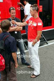 29.07.2006 Hockenheim, Germany,  Michael Schumacher (GER), Scuderia Ferrari - Formula 1 World Championship, Rd 12, German Grand Prix, Saturday