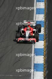 29.07.2006 Hockenheim, Germany,  Tiago Monteiro (POR), Midland MF1 Racing, Toyota M16 - Formula 1 World Championship, Rd 12, German Grand Prix, Saturday Qualifying