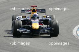 29.07.2006 Hockenheim, Germany,  David Coulthard (GBR), Red Bull Racing, RB2 - Formula 1 World Championship, Rd 12, German Grand Prix, Saturday Practice