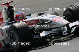 29.07.2006 Hockenheim, Germany,  Rubens Barrichello (BRA), Honda Racing F1 Team, RA106  - Formula 1 World Championship, Rd 12, German Grand Prix, Saturday Practice
