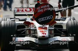 29.07.2006 Hockenheim, Germany,  Rubens Barrichello (BRA), Honda Racing F1 Team, RA106  - Formula 1 World Championship, Rd 12, German Grand Prix, Saturday Practice