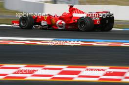29.07.2006 Hockenheim, Germany,  Michael Schumacher (GER), Scuderia Ferrari 248 F1 - Formula 1 World Championship, Rd 12, German Grand Prix, Saturday Practice