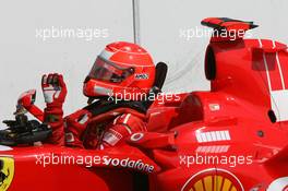 29.07.2006 Hockenheim, Germany,  Michael Schumacher (GER), Scuderia Ferrari - Formula 1 World Championship, Rd 12, German Grand Prix, Saturday Qualifying