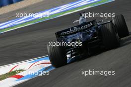 29.07.2006 Hockenheim, Germany,  Nico Rosberg (GER), WilliamsF1 Team, FW28 Cosworth - Formula 1 World Championship, Rd 12, German Grand Prix, Saturday Practice