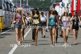 29.07.2006 Hockenheim, Germany,  Forumla Una girls - Formula 1 World Championship, Rd 12, German Grand Prix, Saturday