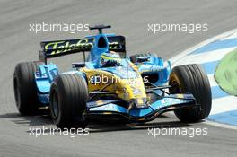 29.07.2006 Hockenheim, Germany,  Giancarlo Fisichella (ITA), Renault F1 Team - Formula 1 World Championship, Rd 12, German Grand Prix, Saturday Practice