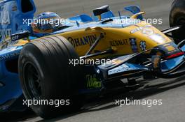 29.07.2006 Hockenheim, Germany,  Fernando Alonso (ESP), Renault F1 Team, R26 - Formula 1 World Championship, Rd 12, German Grand Prix, Saturday Practice
