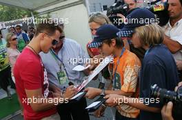 30.07.2006 Hockenheim, Germany,  Michael Schumacher (GER), Scuderia Ferrari - Formula 1 World Championship, Rd 12, German Grand Prix, Sunday
