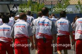 27.07.2006 Hockenheim, Germany,  Toyota F1 Team Personnel- Formula 1 World Championship, Rd 12, German Grand Prix, Thursday