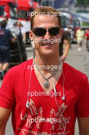 27.07.2006 Hockenheim, Germany,  Michael Schumacher (GER), Scuderia Ferrari, arrives at the circuit - Formula 1 World Championship, Rd 12, German Grand Prix, Thursday