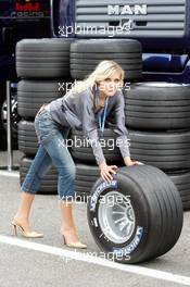 27.07.2006 Hockenheim, Germany,  Sophie Gassmann, Red Bull Formula Unas Girl Girls Lady Ladies Women Babe Babes Chick Chicks - Formula 1 World Championship, Rd 12, German Grand Prix, Thursday