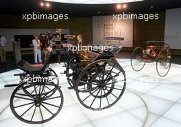 26.07.2006 Stuttgart, Germany,  Benz patent motor car in the Mercedes-Benz museum in Stuttgart. - DaimlerChrysler / Mercedes Media warm up - Formula 1 World Championship, Rd 12, German Grand Prix, Wednesday