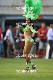 26.07.2006 Mannheim, Germany,  Entertainment before the match - F1 Superstars (Michael Schumacher) plays against the RTL-Superstars, Charity, RTL Stiftung "Kinder in Not", UNESCO - Formula 1 World Championship, Rd 12, German Grand Prix, Wednesday