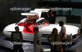 26.07.2006 Stuttgart, Germany,  Mercedes-Benz 300 SL coupe in the Mercedes-Benz museum in Stuttgart. - DaimlerChrysler / Mercedes Media warm up - Formula 1 World Championship, Rd 12, German Grand Prix, Wednesday