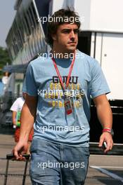 26.07.2006 Hockenheim, Germany,  Fernando Alonso (ESP), Renault F1 Team, Portrait - Formula 1 World Championship, Rd 12, German Grand Prix, Wednesday