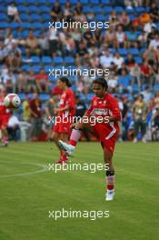 26.07.2006 Mannheim, Germany,  "Spiel des Herzens" - Felipe Massa (BRA), Scuderia Ferrari - F1 Superstars plays against the RTL-Superstars, Charity, RTL Stiftung "Kinder in Not", UNESCO - Formula 1 World Championship, Rd 12, German Grand Prix, Wednesday