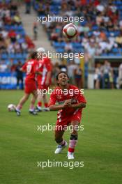 26.07.2006 Mannheim, Germany,  "Spiel des Herzens" - Felipe Massa (BRA), Scuderia Ferrari - F1 Superstars plays against the RTL-Superstars, Charity, RTL Stiftung "Kinder in Not", UNESCO - Formula 1 World Championship, Rd 12, German Grand Prix, Wednesday