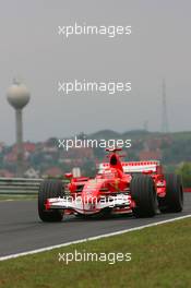 04.08.2006 Budapest, Hungary,  Michael Schumacher (GER), Scuderia Ferrari, 248 F1 - Formula 1 World Championship, Rd 13, Hungarian Grand Prix, Friday Practice