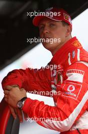 04.08.2006 Budapest, Hungary,  Michael Schumacher (GER), Scuderia Ferrari - Formula 1 World Championship, Rd 13, Hungarian Grand Prix, Friday Practice