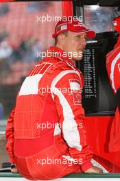 04.08.2006 Budapest, Hungary,  Michael Schumacher (GER), Scuderia Ferrari - Formula 1 World Championship, Rd 13, Hungarian Grand Prix, Friday Practice