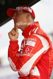 04.08.2006 Budapest, Hungary,  Michael Schumacher (GER), Scuderia Ferrari - Formula 1 World Championship, Rd 13, Hungarian Grand Prix, Friday Practice