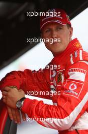 04.08.2006 Budapest, Hungary,  Michael Schumacher (GER), Scuderia Ferrari - Formula 1 World Championship, Rd 13, Hungarian Grand Prix, Friday Practice