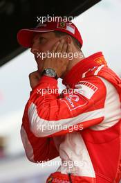 04.08.2006 Budapest, Hungary,  Michael Schumacher (GER), Scuderia Ferrari - Formula 1 World Championship, Rd 13, Hungarian Grand Prix, Friday Practice