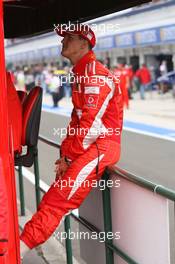 04.08.2006 Budapest, Hungary,  Michael Schumacher (GER), Scuderia Ferrari - Formula 1 World Championship, Rd 13, Hungarian Grand Prix, Friday Practice