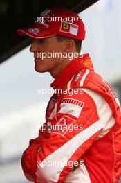 04.08.2006 Budapest, Hungary,  Michael Schumacher (GER), Scuderia Ferrari - Formula 1 World Championship, Rd 13, Hungarian Grand Prix, Friday Practice