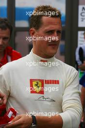 05.08.2006 Budapest, Hungary,  Michael Schumacher (GER), Scuderia Ferrari - Formula 1 World Championship, Rd 13, Hungarian Grand Prix, Saturday