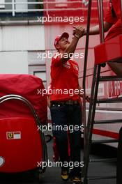 03.08.2006 Budapest, Hungary,  Michael Schumacher (GER), Scuderia Ferrari - Formula 1 World Championship, Rd 13, Hungarian Grand Prix, Thursday