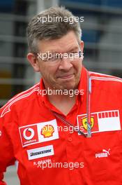 03.08.2006 Budapest, Hungary,  Ross Brawn (GBR), Scuderia Ferrari, Technical Director, - Formula 1 World Championship, Rd 13, Hungarian Grand Prix, Thursday