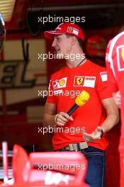 03.08.2006 Budapest, Hungary,  Michael Schumacher (GER), Scuderia Ferrari - Formula 1 World Championship, Rd 13, Hungarian Grand Prix, Thursday