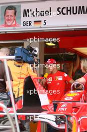 03.08.2006 Budapest, Hungary,  Michael Schumacher (GER), Scuderia Ferrari - Formula 1 World Championship, Rd 13, Hungarian Grand Prix, Thursday