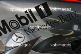 08.09.2006 Monza, Italy,  McLaren Mercedes, MP4-21, Engine cover - Formula 1 World Championship, Rd 15, Italian Grand Prix, Friday