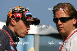 08.09.2006 Monza, Italy,  Christijan Albers (NED), Midland MF1 Racing with Michiel Mol (NED) - Formula 1 World Championship, Rd 15, Italian Grand Prix, Friday