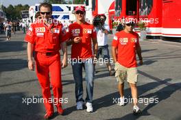 08.09.2006 Monza, Italy,  Michael Schumacher (GER), Scuderia Ferrari, Felipe Massa (BRA), Scuderia Ferrari - Formula 1 World Championship, Rd 15, Italian Grand Prix, Friday