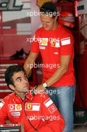 08.09.2006 Monza, Italy,  Michael Schumacher (GER), Scuderia Ferrari - Formula 1 World Championship, Rd 15, Italian Grand Prix, Friday