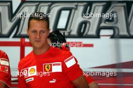 08.09.2006 Monza, Italy,  Michael Schumacher (GER), Scuderia Ferrari - Formula 1 World Championship, Rd 15, Italian Grand Prix, Friday