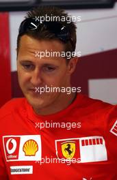 08.09.2006 Monza, Italy,  Michael Schumacher (GER), Scuderia Ferrari - Formula 1 World Championship, Rd 15, Italian Grand Prix, Friday