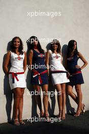 08.09.2006 Monza, Italy,  The MARTINI girls posing for the photographers - Formula 1 World Championship, Rd 15, Italian Grand Prix, Friday Practice