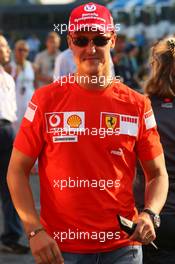 08.09.2006 Monza, Italy,  Michael Schumacher (GER), Scuderia Ferrari - Formula 1 World Championship, Rd 15, Italian Grand Prix, Friday